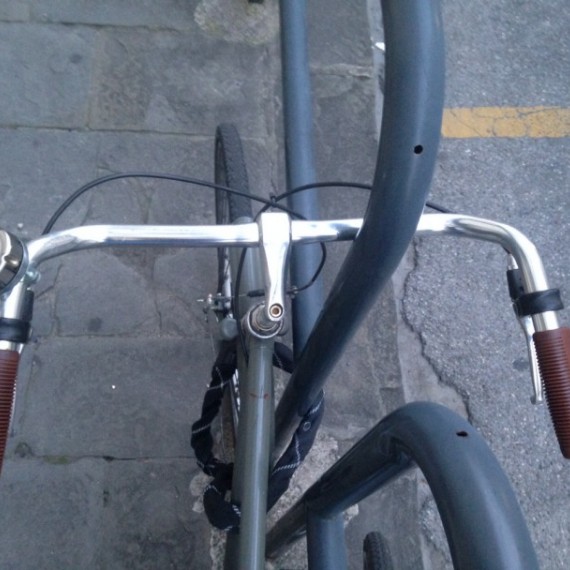 友人からいただいた自転車。