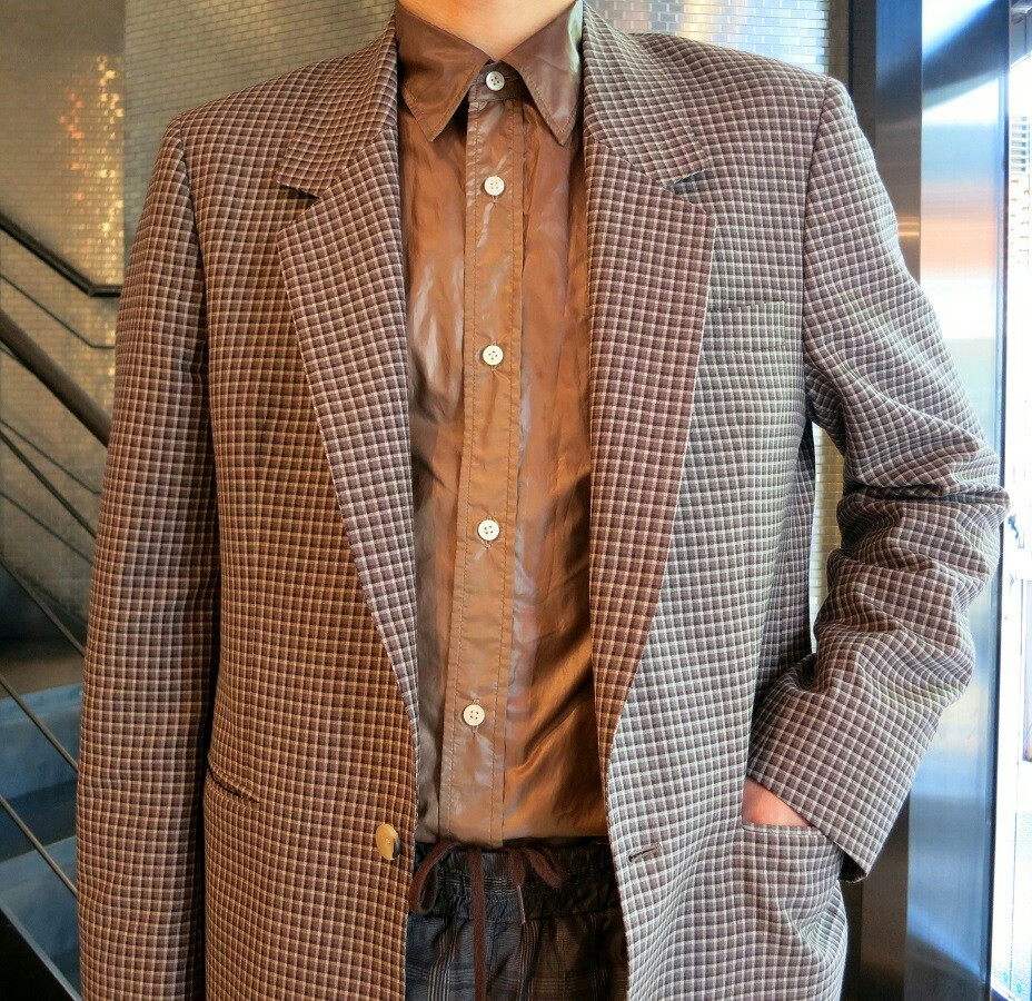 2002AW “comme des garçons homme” AD2002 brown moleskin
